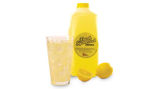 Lemonade glass and jug